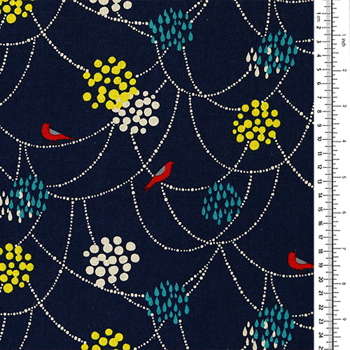 Oiseaux Sur Fleurs À Pois Suspendues 1