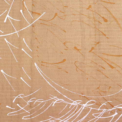 Seizetonne Calligraphie Abstraite Tissu par Kokka