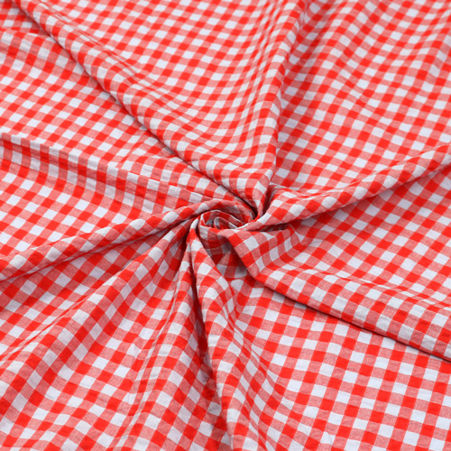 Arden Gingham-Seersucker-Stoff Fabric Godmother 2