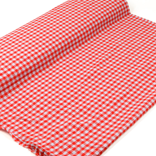 Arden Gingham-Seersucker-Stoff Fabric Godmother 3