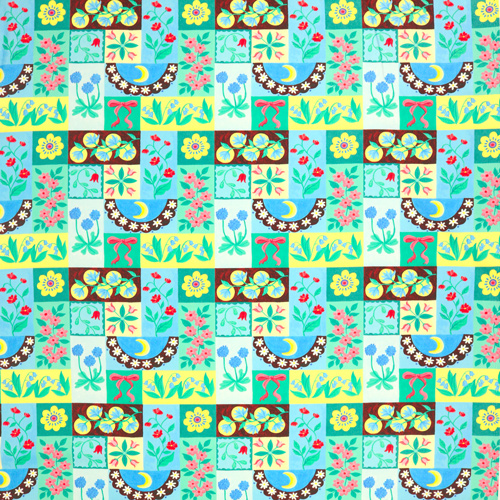 Maria Floral Postcard Fabric Godmother 4