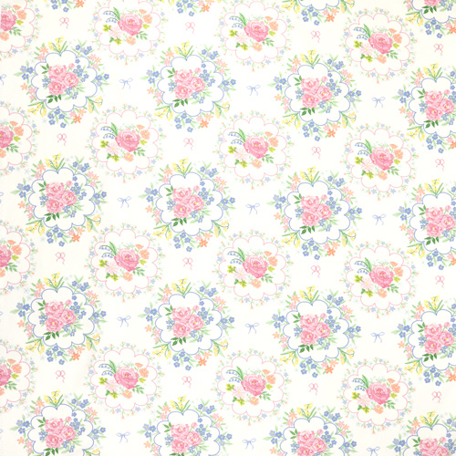 Corsage Vintage Pastellstoff Fabric Godmother 4
