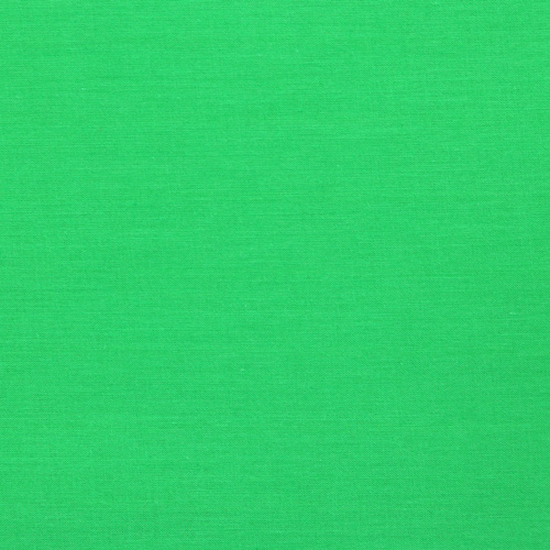 Palma Lawn Emerald Unifarbener Stoff Fabric Godmother 1
