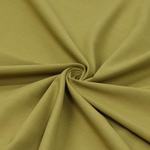 Palma Lawn Olive Uni-Stoff Fabric Godmother