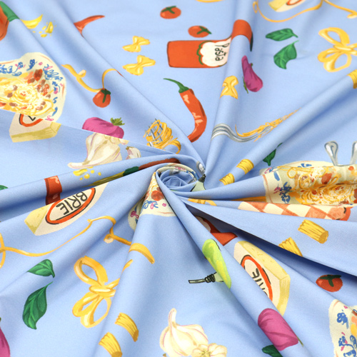 Pranzo Pasta-Mittagessen-Stoff Fabric Godmother 2