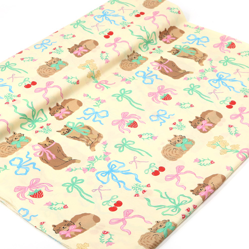 Martha Bow Katzen Stoff Fabric Godmother 3