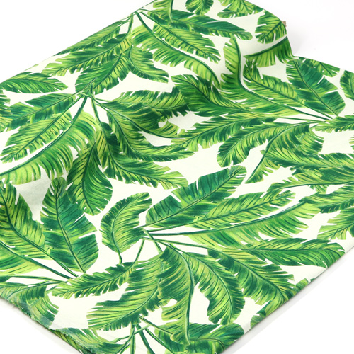 Bahama Feuilles Tropicales Vertes Fabric Godmother 3
