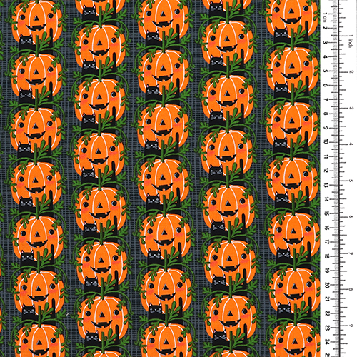 Filas De Gatitos Gatos Calabaza De Halloween 1