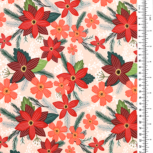 Espíritu Feliz Flores Y Follaje De Navidad 1