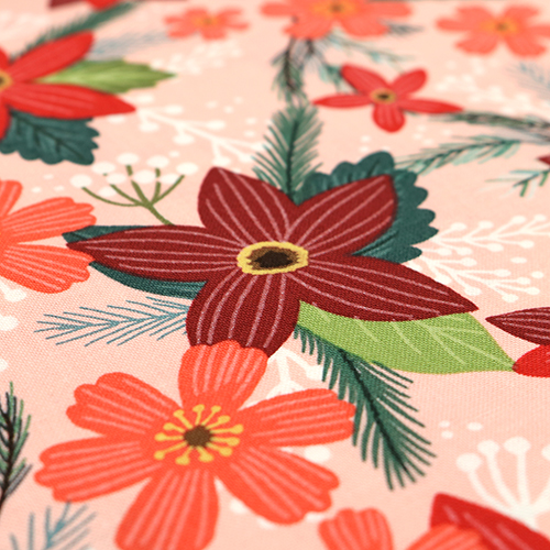 Espíritu Feliz Flores Y Follaje De Navidad 5
