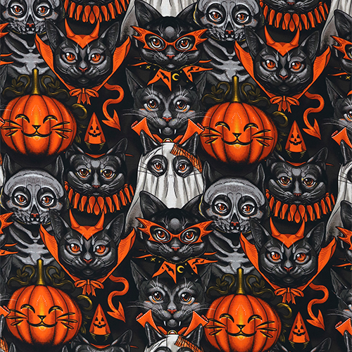 Halloween Dress Up Cat Costume Party Fabric