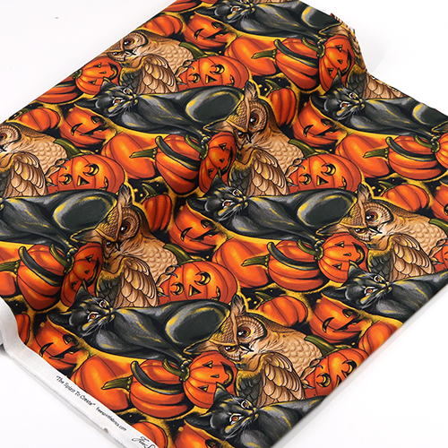 Halloween Owls Pumpkin Party Cats 3