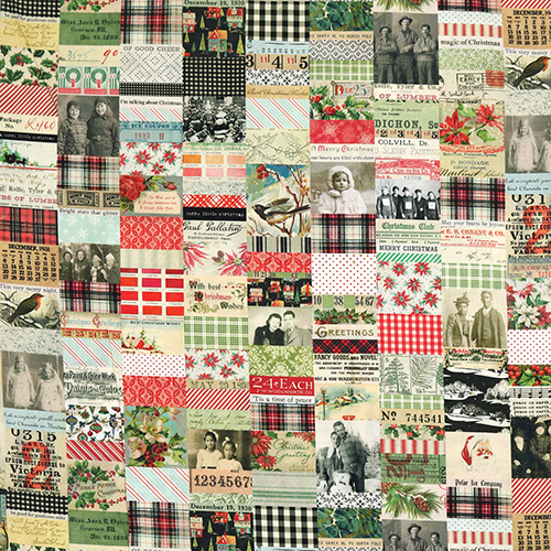 Tim Holtz Christmas Collage Palette Seasonal 4