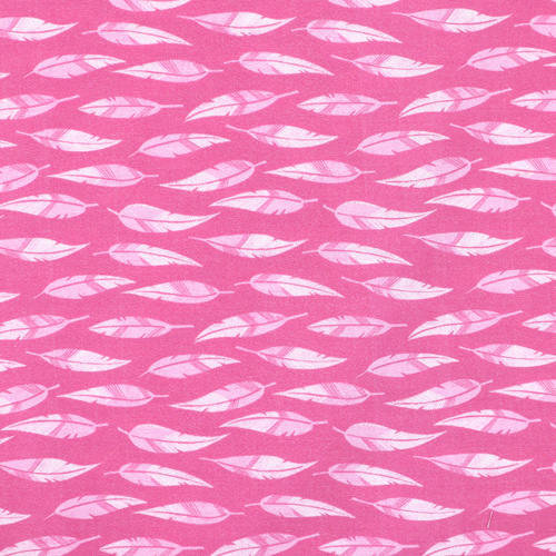 V�gel Einer Feder Cori Dantini Was Der Vogel Sagte Rosa Stoff von Free Spirit