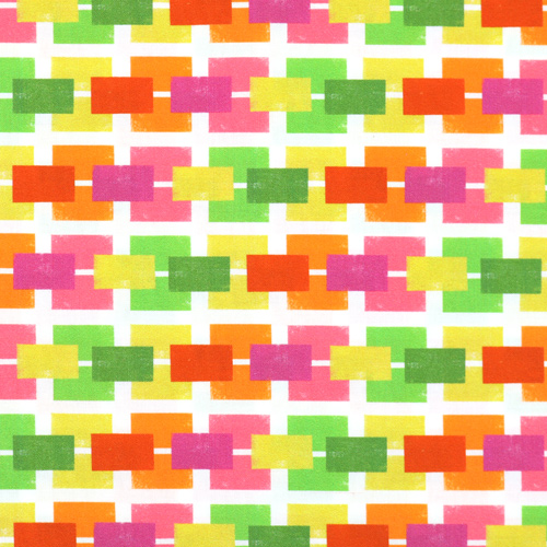 Lucky Paper Cori Dantini Ce Que L’Oiseau A Dit Grille Tissu par Free Spirit