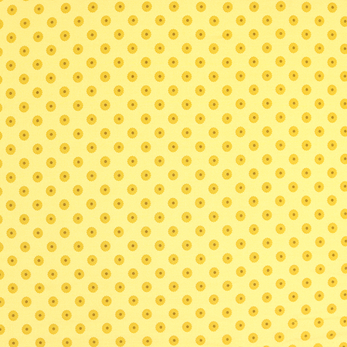 Point De Fleur Jaune Mlangeur Chromatique Tissu par Free Spirit