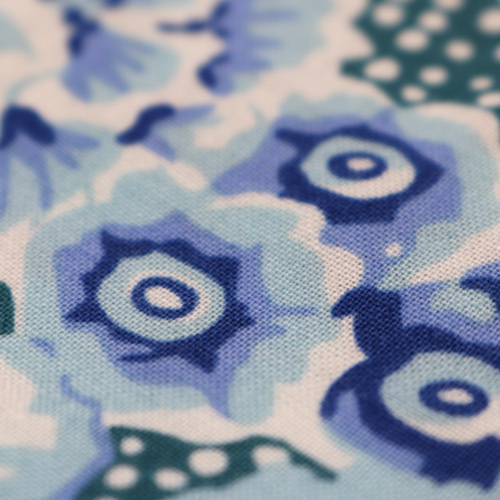 Floral � Pois Bleu Kaffe Fassett Des Archives 5