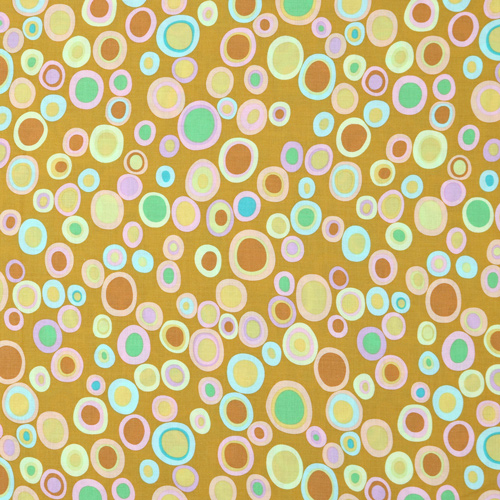 Bubbles Ocre Kaffe Fassett Des Archives Tissu par Free Spirit