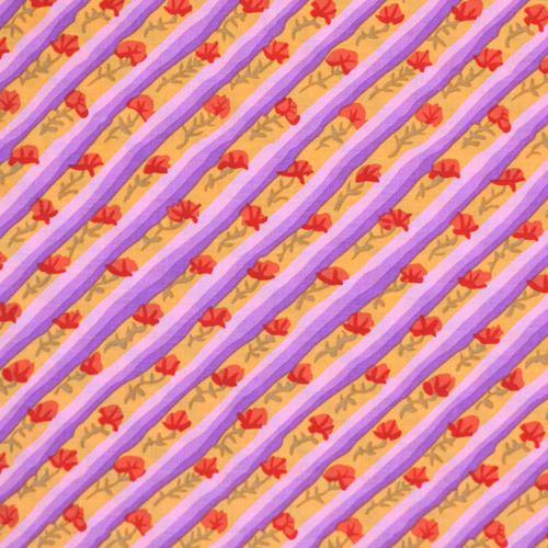 Pavot Orange Diagonal Kaffe Fassett Des Archives Tissu par Free Spirit