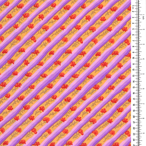Pavot Orange Diagonal Kaffe Fassett Des Archives 1