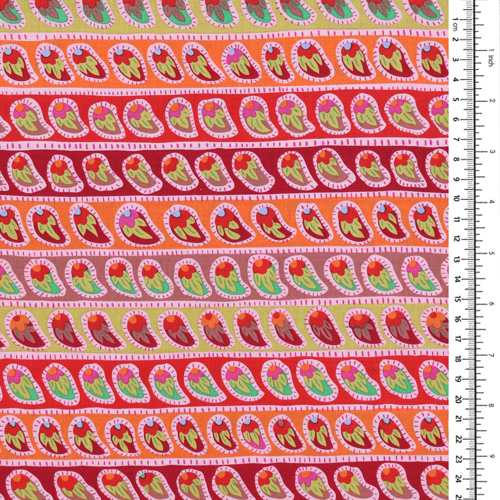 Rayures Cachemire Rouge Kaffe Fassett Des Archives 1