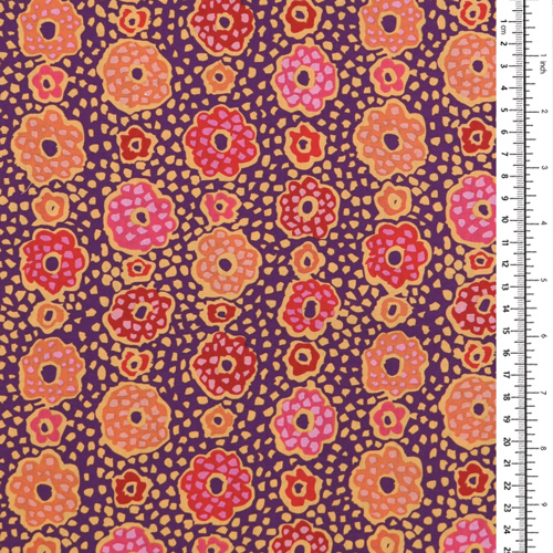 Samarkand Floral Ocre Kaffe Fassett Des Archives 1