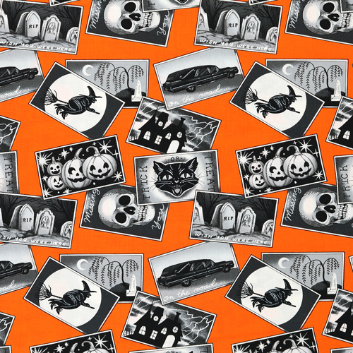 Kettenhemd-Halloween-Postkartensammlung