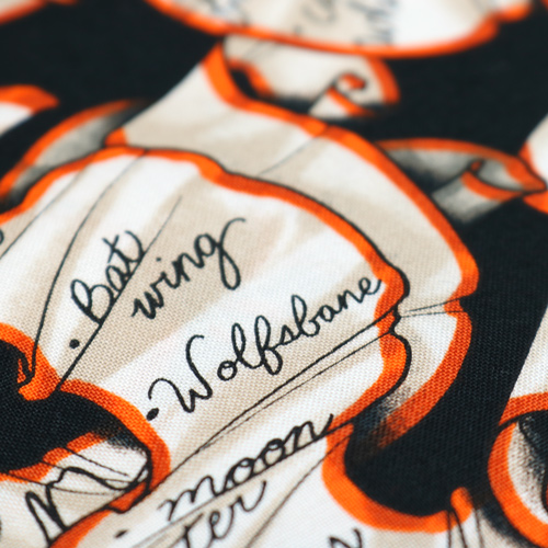 Kettenbrief-Schriftrollen Halloween-Hexenspruch 5
