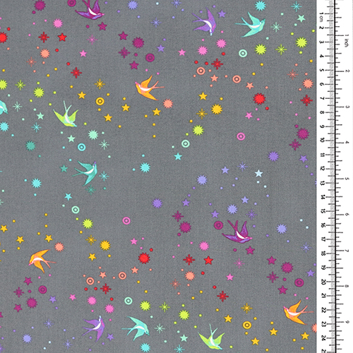 Tula Pink Fairy Dust Shadow Graywork 1