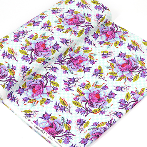 Tula Pink Peony for Your Thoughts Nova Checkerboard 3