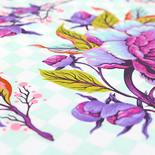 Tula Pink Peony for Your Thoughts Nova Checkerboard 5