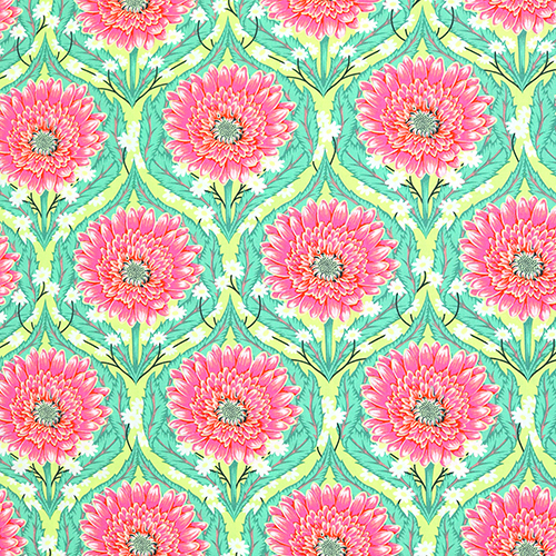 Tula Pink Marguerite Et Confus Sablier Rayon De Lune Tissu par Free Spirit