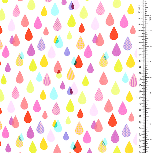 Tula Pink Regenfall Mondträne Multi 1