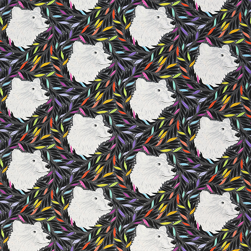 Tula Pink Just Bearly Graywork 4