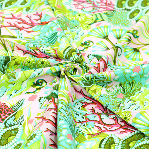 Tula Pink Reef What You Sew Serpent De Mer Coralline 2
