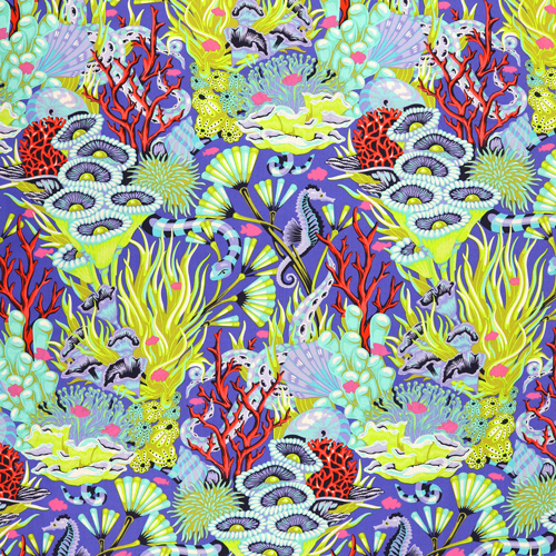 Tula Pink Reef What You Sew Serpent De Mer Marine 4
