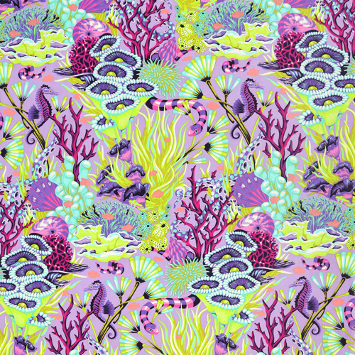 Tula Pink Reef What You Sew Serpent De Mer Ultraviolet 4