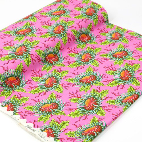 Tula Pink Floral Reef Amis & An�mones Corallines 3