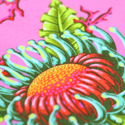 Tula Pink Floral Reef Amis & An�mones Corallines 5