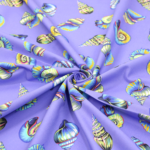 Tula Pink Floral Reef Petite Shelly Marine 2