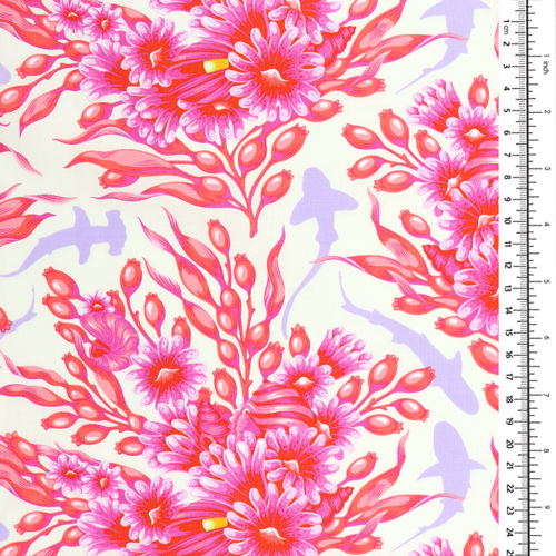 Tula Pink Floral Reef Requins De L'Ombre Delphine 1