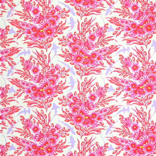 Tula Pink Floral Reef Requins De L'Ombre Delphine 4