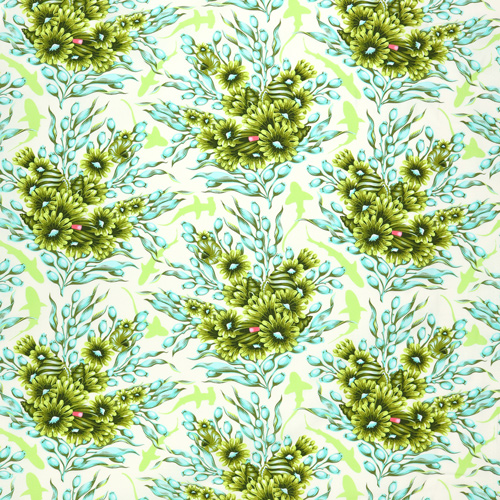 Tula Pink Floral Reef Squali Ombra Alghe Marine 4