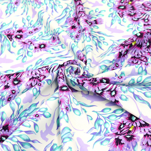 Tula Pink Floral Reef Requins Ombres Ultraviolets 2