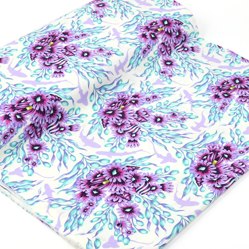 Tula Pink Floral Reef Requins Ombres Ultraviolets 3