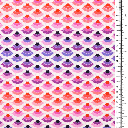 Tula Pink Dentelle Florale Dentelle Aquatique Ultraviolette 1