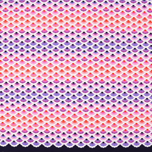 Tula Pink Dentelle Florale Dentelle Aquatique Ultraviolette 4