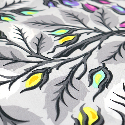 Tula Pink Meilleurs Bourgeons Travail Gris Extra Large 5