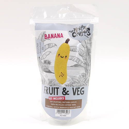 Täschchen-Freunde Häkelset Banane 1