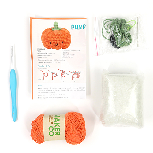 Kit De Crochet Copains En Pochette Citrouille 3